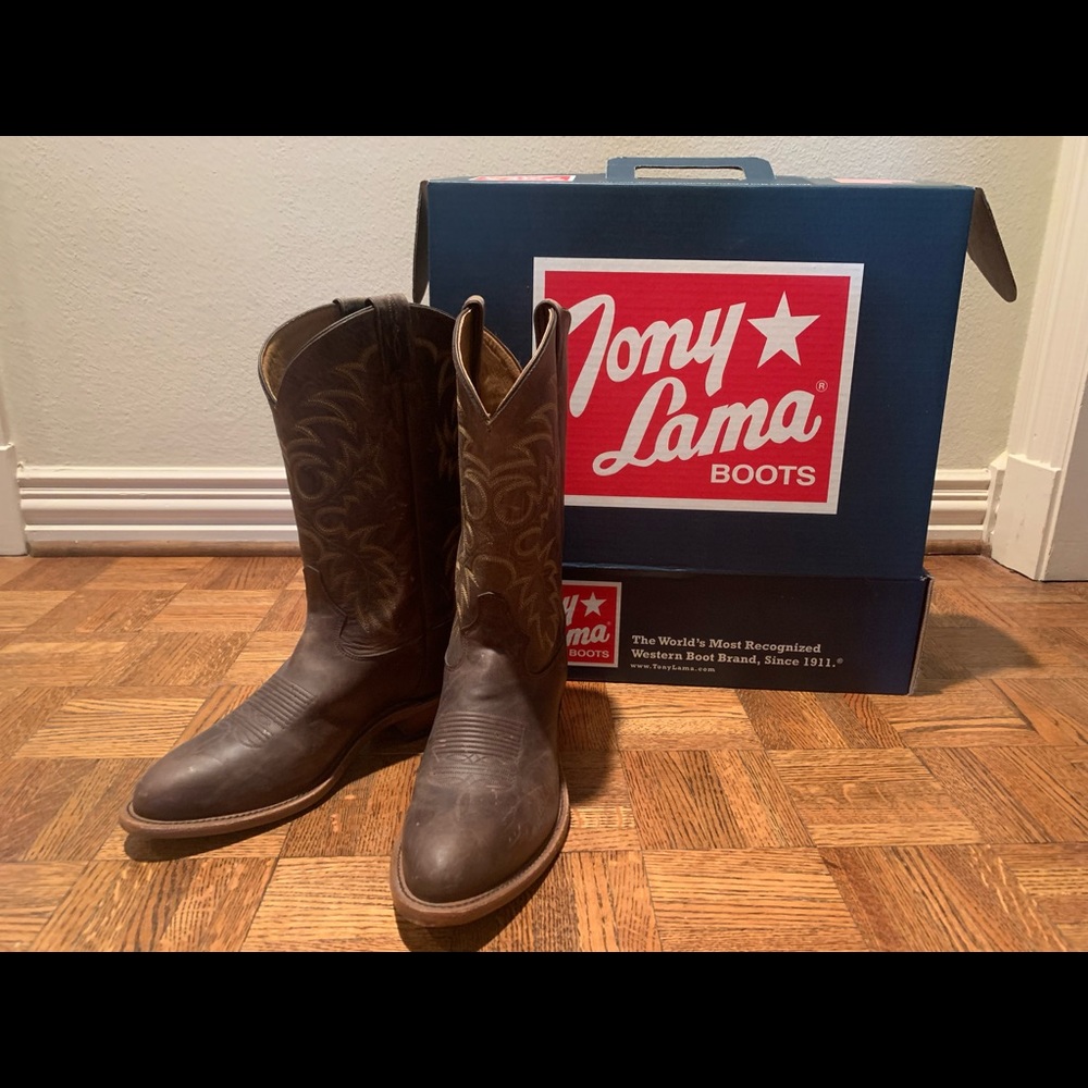 Tony Lama Mens cowboy boots size 10
